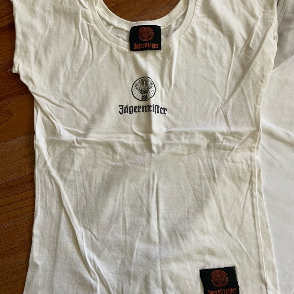 Women’s tee shirt lot Jagermeister, UV vodka, Miller Lite, Heineken Size Medium